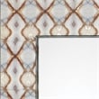 J&D Designs Co Kaleidoscope Rectangle Mirror in Blue Paper