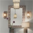 J&D Designs Co Kaleidoscope Rectangle Mirror in Blue Paper