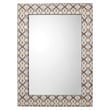 J&D Designs Co Kaleidoscope Rectangle Mirror in Blue Paper