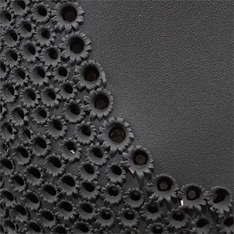 J&D Designs Co Moonrise Decorative Vase in Matte Black Porcelain
