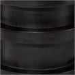 J&D Designs Co Revolve Wood Side Table in Charcoal