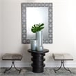 J&D Designs Co Revolve Wood Side Table in Charcoal