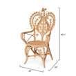 J&D Designs Co Hibiscus Rattan Arm Chair