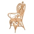 J&D Designs Co Hibiscus Rattan Arm Chair