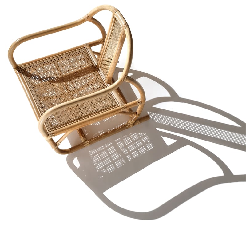 J&D Designs Co Orchid Rattan Lounge Chair