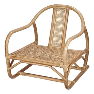 J&D Designs Co Orchid Rattan Lounge Chair