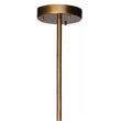 J&D Designs Co Kingdom Glass Chandelier in Antique Brass Metal Finish