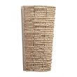 J&D Designs Co Seawall Beaded Cone Sconce in Natural Mango Wood