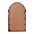 J&D Designs Co Bardot Large Bone & Wood Arch Mirror in Natural Finish
