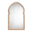 J&D Designs Co Bardot Large Bone & Wood Arch Mirror in Natural Finish