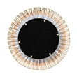 J&D Designs Co Native Beaded Round Mirror in Mango Wood