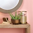 J&D Designs Co Relic Metal Large Footed Bowl in Antique Brass