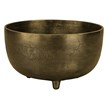 J&D Designs Co Relic Metal Large Footed Bowl in Antique Brass