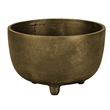 J&D Designs Co Relic Metal Small Footed Bowl in Antique Brass