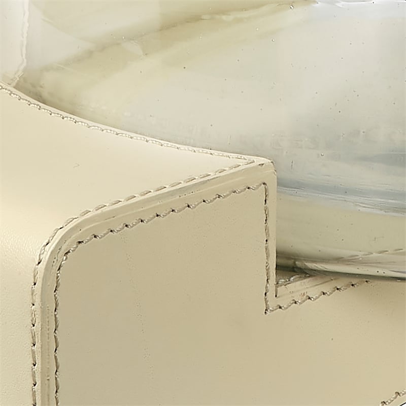 J&D Designs Co Vector Leather Hurricane in Ivory