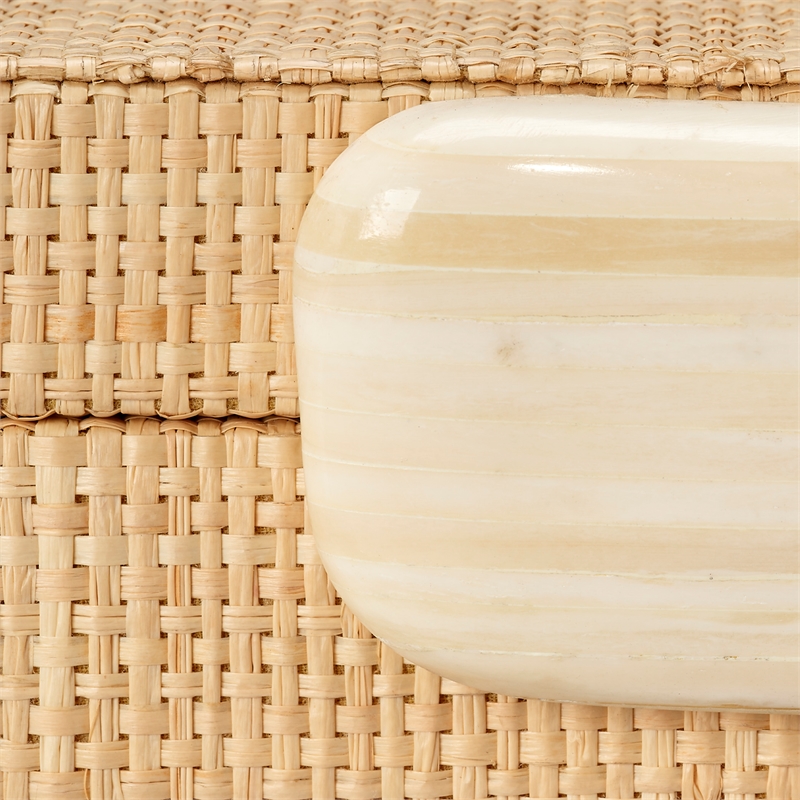 J&D Designs Co Eden Raffia Decorative Box Natural