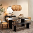J&D Designs Co Arc Mango Wood Bench
