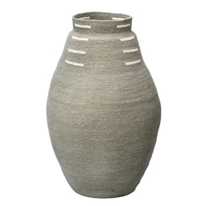 J&D Designs Co Rainforest Seagrass Basket Blue Jute