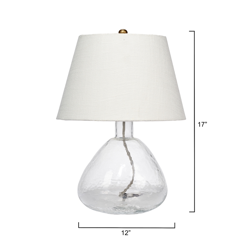 J&D Design Demi Blown Glass Table Lamp