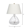 J&D Design Demi Blown Glass Table Lamp