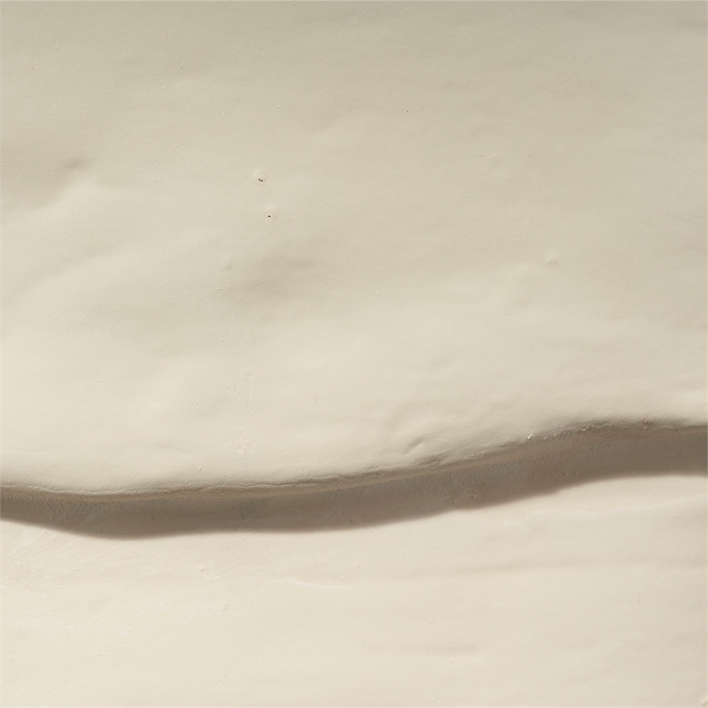 J&D Designs Co Concentric Fiberglass Side Table Cream