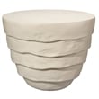 J&D Designs Co Concentric Fiberglass Side Table Cream