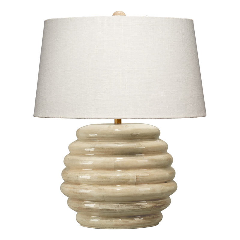 J&D Designs Co Soroban Mango Wood Table Lamp