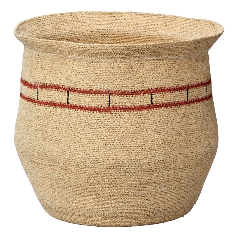 J&D Designs Co Silkworm Seagrass Basket Natural Jute