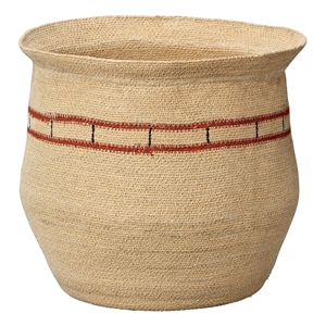 J&D Designs Co Silkworm Seagrass Basket Natural Jute