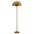 J&D Designs Co Merlin Metal and Wood Floor Lamp Antique Brass
