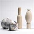 J&D Designs Co Elavated Ceramic Decorative Vase Off White