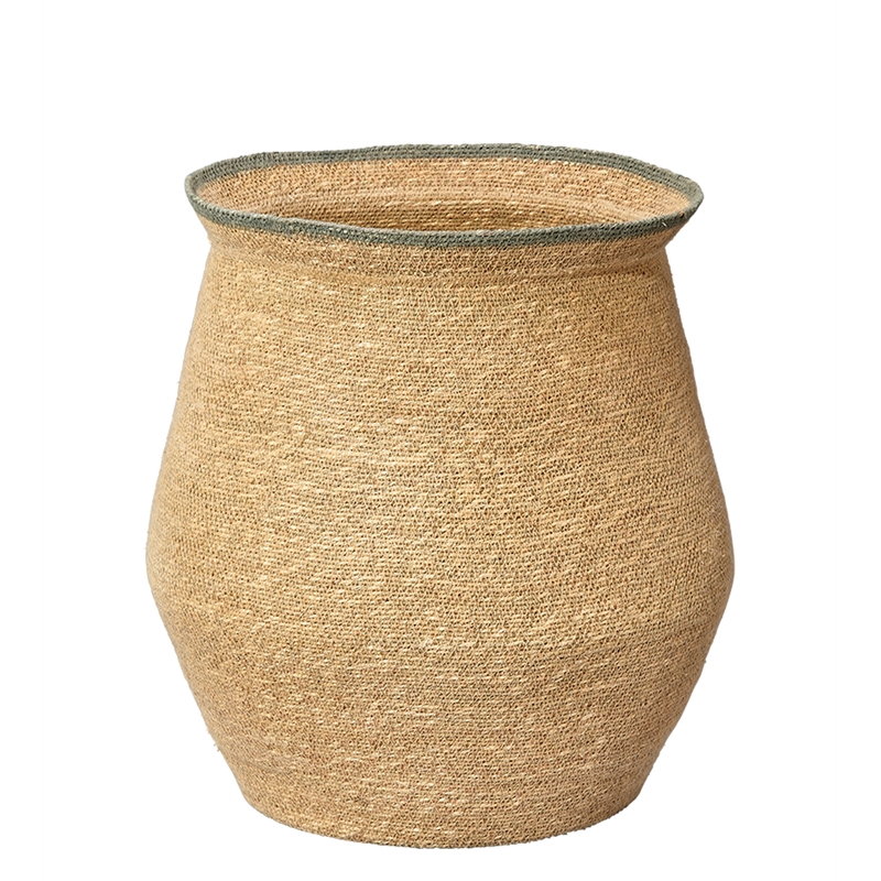 J&D Designs Co Cobra Seagrass Basket Set Natural Jute