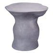 J&D Designs Co Sculpt Fiberglass Side Table Gray