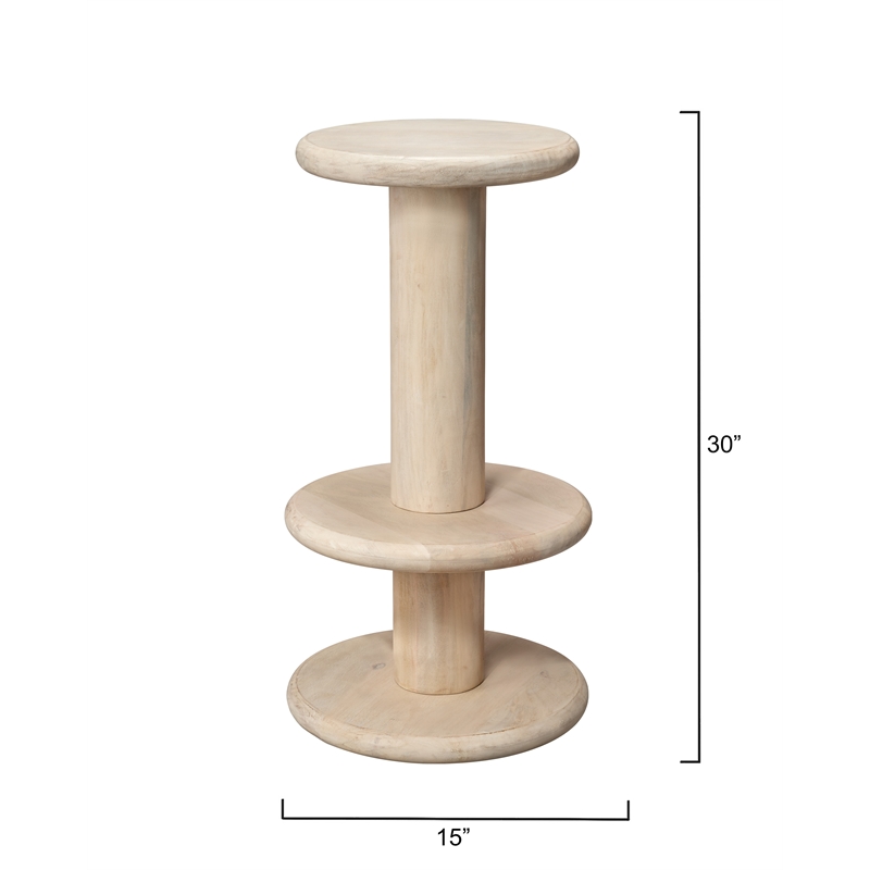 J&D Designs Co Rye Mango Wood 30