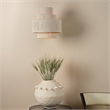 J&D Design Filament Rope Pendant Off White Jute