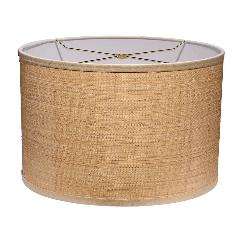 J&D Designs Co Drum Raffia Shade Medium