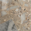 J&D Designs Co Capsule Travertine Table Lamp with Linen Shade