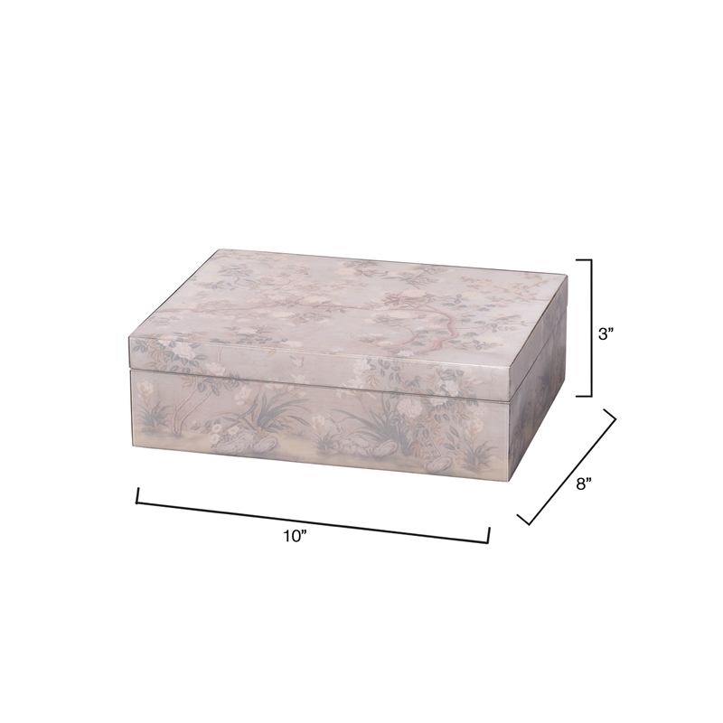 J&D Designs Co Garland Decorative Box Lavender