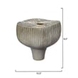 J&D Designs Plunge Ceramic Decorative Vessel Grey