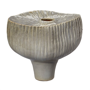 J&D Designs Plunge Ceramic Decorative Vessel Grey