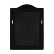 J&D Designs Hilltop Raffia Arch Wall Mirror Natural