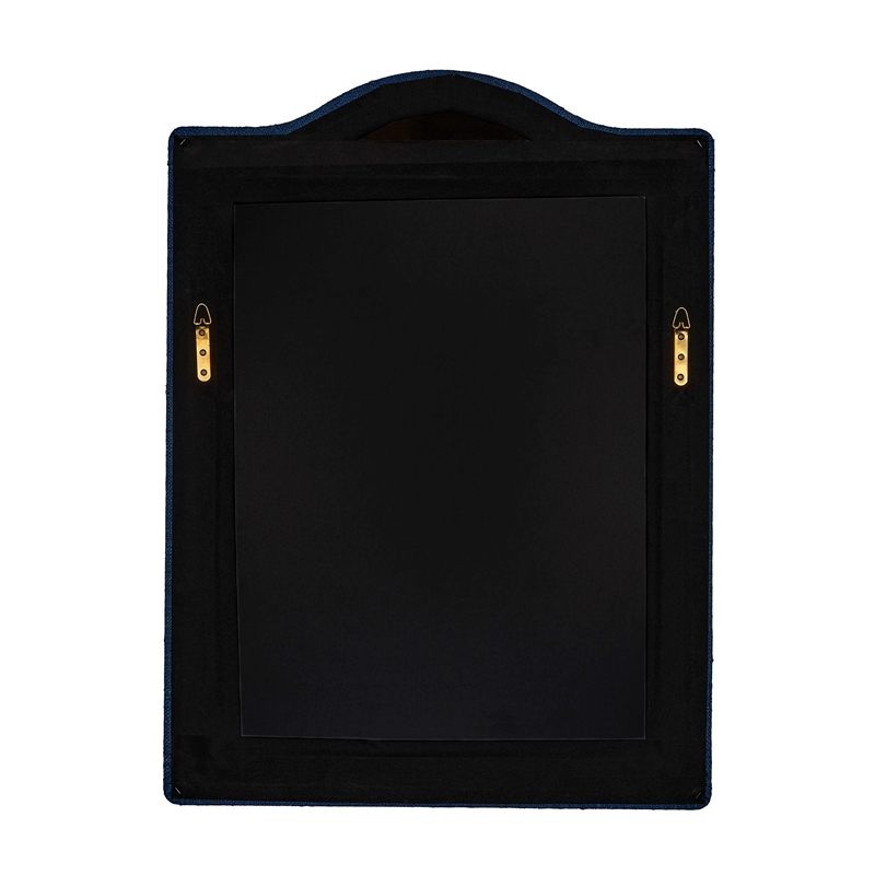 J&D Designs Hilltop Raffia Arch Wall Mirror Indigo