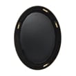 J&D Designs Valley Raffia Oval Wall Mirror Natural