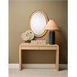 J&D Designs Valley Raffia Oval Wall Mirror Natural