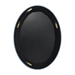 J&D Designs Valley Raffia Oval Wall Mirror Indigo