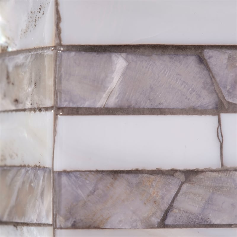 J&D Designs Marmont Mother of Pearl Rectangle Mirror