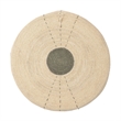 J&D Designs Sundial Seagrass Round Wall Art Teal