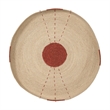 J&D Designs Sundial Seagrass Round Wall Art Rust