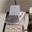 J&D Designs Roosevelt Grey Mother of Pearl Decorative Box Small