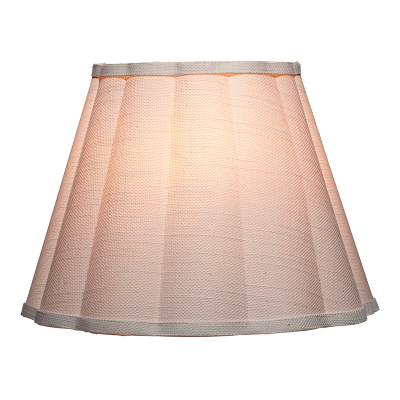 J&D Designs Scalloped 1-Light Wall Sconce White Linen